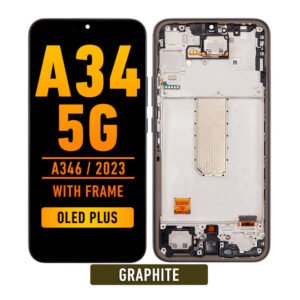 Samsung Galaxy A34 5G (A346 / 2023) OLED Screen Assembly Replacement With Frame