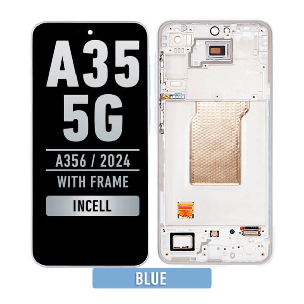 Samsung Galaxy A35 5G (A356 / 2024) LCD Screen Assembly Replacement With Frame