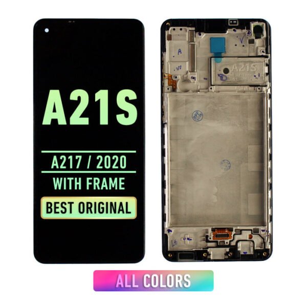 Samsung Galaxy A21s (A217 / 2020) LCD Screen Assembly Replacement With Frame