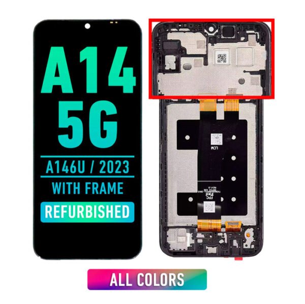 Samsung Galaxy A14 5G (A146U / A146P / A146V / A146W / 2023) LCD Screen Assembly Replacement With Frame