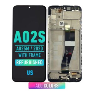 Samsung Galaxy A02s (A025U/M / 2020) LCD Screen Assembly Replacement With Frame