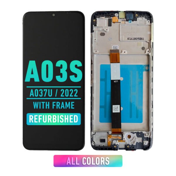 Samsung Galaxy A03s (A037U / 2021) LCD Screen Assembly Replacement With Frame