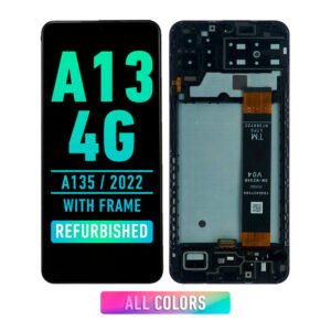 Samsung Galaxy A13 4G (A135 / 2022) LCD Screen Assembly Replacement With Frame