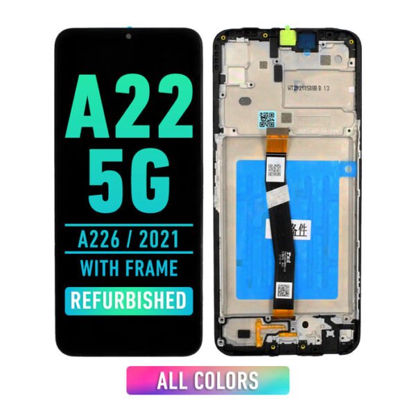 Samsung Galaxy A22 5G (A226 / 2021) OLED Screen Assembly Replacement With Frame