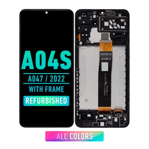 Samsung Galaxy A04s Core (A047 / 2022) LCD Screen Assembly Replacement With Frame