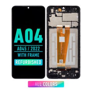 Samsung Galaxy A04 (A045 / 2022) LCD Screen Assembly Replacement With Frame