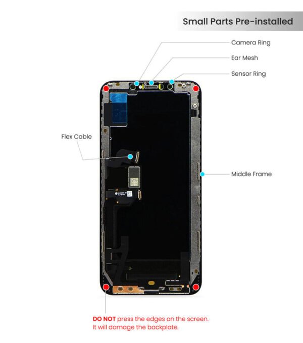 iPhone XS Max OLED Screen Assembly Replacement With Digitizer (Aftermarket Plus) - Image 2