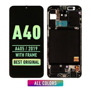 Samsung Galaxy A40 (A405 / 2019) OLED Screen Assembly Replacement With Frame