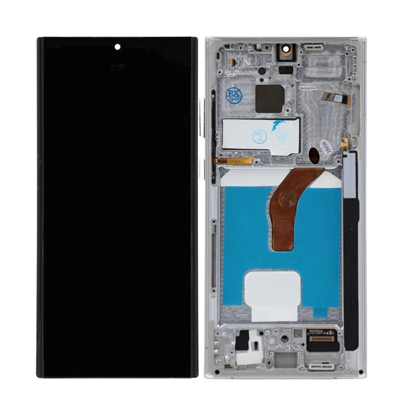 Galaxy S22 Plus OLED screen assembly with frame