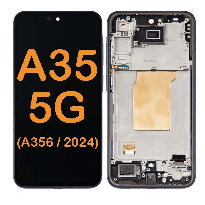 Samsung Galaxy A35 5G (A356 / 2024) LCD Screen Assembly Replacement With Frame
