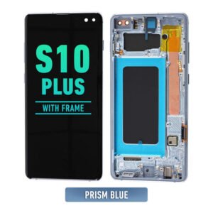 Galaxy S10 Plus OLED screen assembly with frame