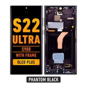Galaxy S22 Ultra OLED Screen Assembly Replacement With Frame