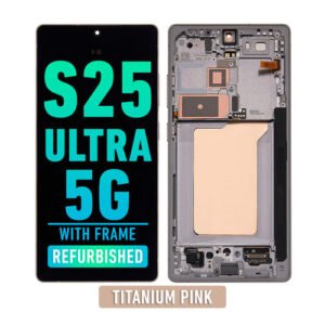 Galaxy S25 Ultra OLED Screen Assembly Replacement With Frame